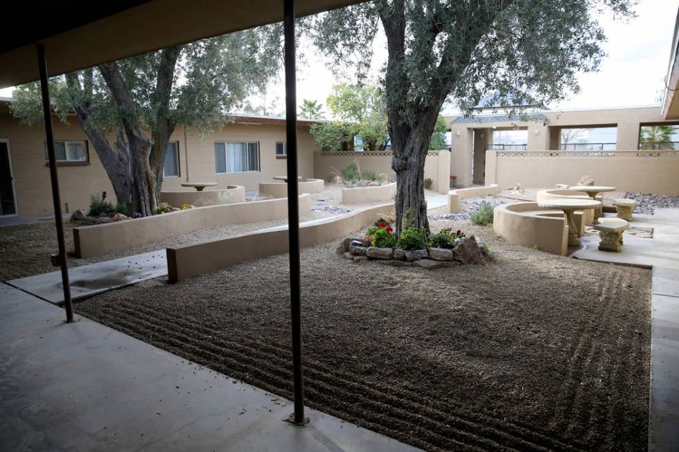 A relaxation area at WestCare Nevada Women and Children's Campus in Las Vegas Wednesday, March 6, 2019. (K.M. Cannon/Las Vegas Review-Journal) @KMCannonPhoto