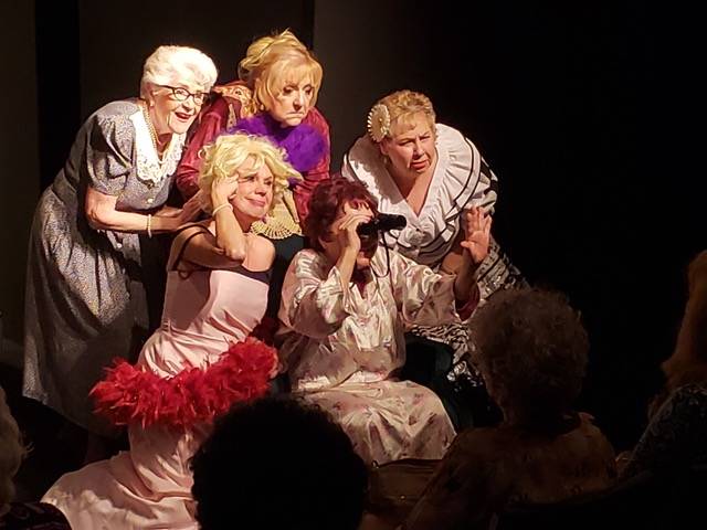 The peeping ladies during their performance of Any Body for Tea? at their performance on Thursday, March 7. Louise Rauckhorst.