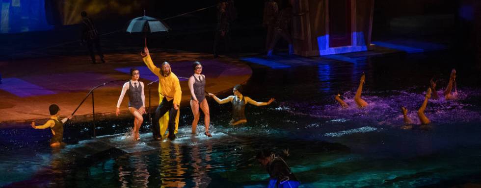 A scene from "One Night For One Drop," held at O Theater at the Bellagio on Friday, March 8, 2019. (Tom Donoghue)