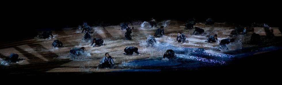 A scene from "One Night For One Drop," held at O Theater at the Bellagio on Friday, March 8, 2019. (Tom Donoghue)