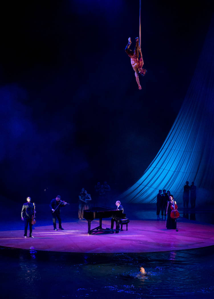 A scene from "One Night For One Drop," held at O Theater at the Bellagio on Friday, March 8, 2019. (Erik Kabik Photography)