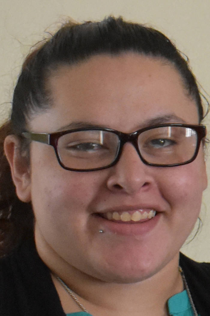 Kelly Guerra-Majano, 23, is a mother of three living at Living Grace Homes. Rachel Spacek/ Las Vegas Review-Journal @Rachel Spacek