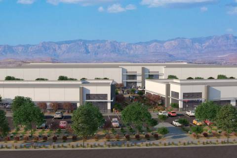 Matter Real Estate Group said it started construction of a 17-acre, 300,000-square-foot industrial park called Matter Park @ West Henderson, a rendering of which is seen here. (Courtesy Matter Rea ...