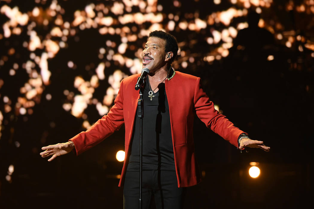 Lionel Richie is shown at Axis Theater at Planet Hollywood on April 27, 2016. (Denise Truscello)