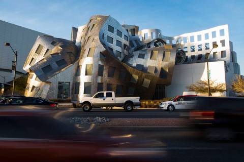 The Cleveland Clinic Lou Ruvo Center for Brain Health, designed by architect Frank Gehry, in Las Vegas on Tuesday, Jan. 30, 2018. Chase Stevens Las Vegas Review-Journal @csstevensphoto