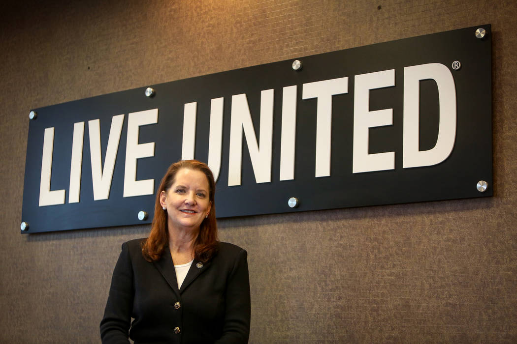 CEO of United Way of Southern Nevada Kyle Rahn poses for a portrait in a conference room at the United Way of Southern Nevada office in Las Vegas, Tuesday, March 12, 2019. (Caroline Brehman/Las Ve ...