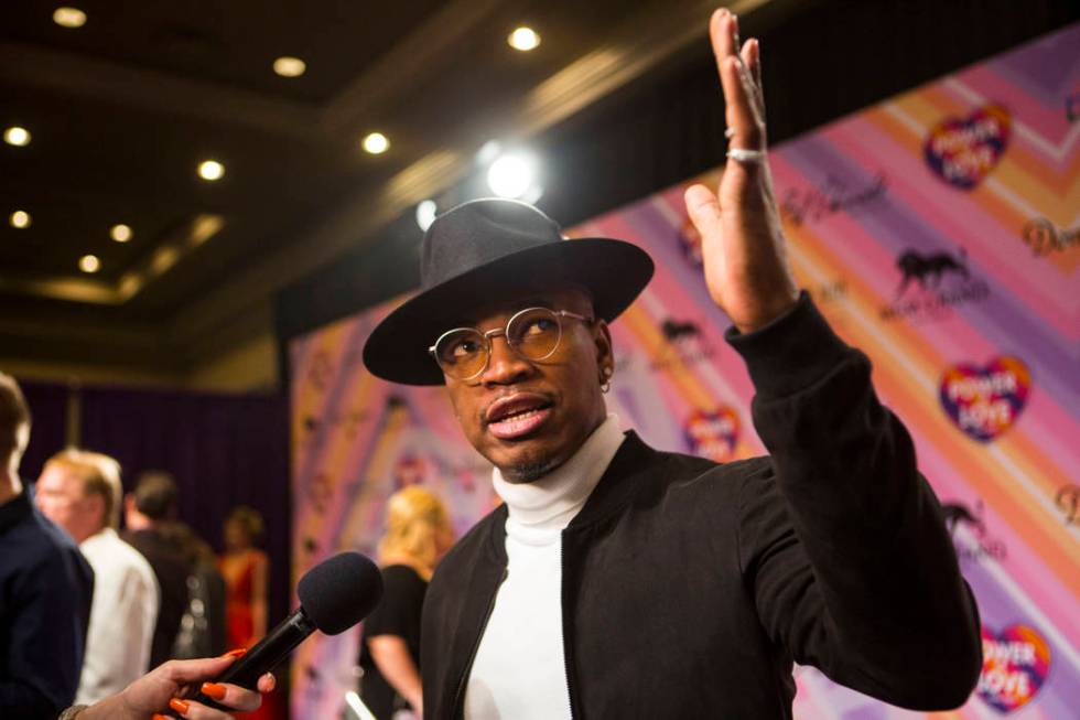 Ne-Yo is interviewed on the red carpet for Keep Memory Alive's 23rd annual Power of Love gala, raising money for Cleveland Clinic Lou Ruvo Center for Brain Health's programs and services, at the M ...