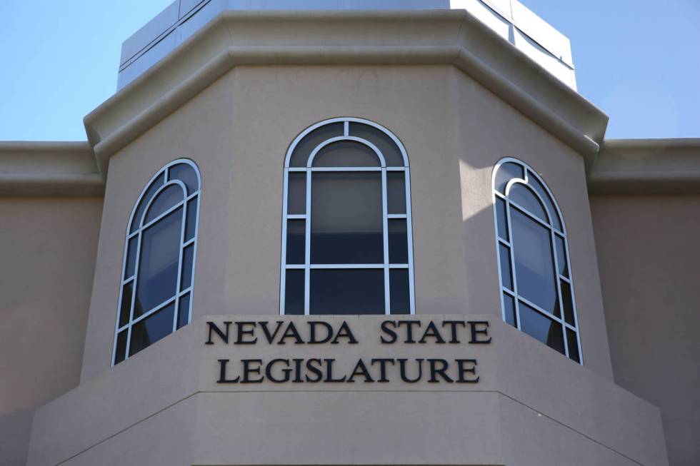 The Nevada Legislative Building is pictured in Carson City, Nev., Saturday, October 8, 2016. (David Guzman/Las Vegas Review-Journal Follow @davidguzman1985)