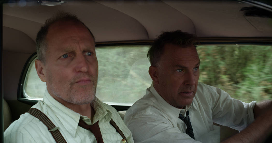 THE HIGHWAYMEN (2019) - pictured L-R: Woody Harrelson ("Maney Gault”) and Kevin Costner ("Frank Hamer") Photo Courtesy of Netflix