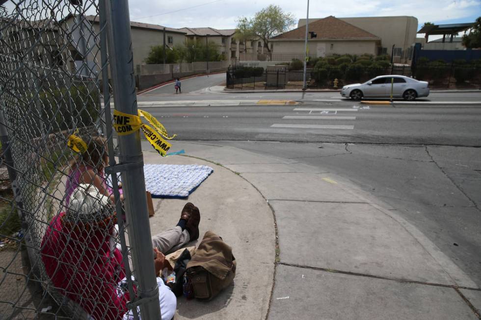 The intersection of W. Owens Avenue and Stocker Street, across from The Salvation Army, where a ...