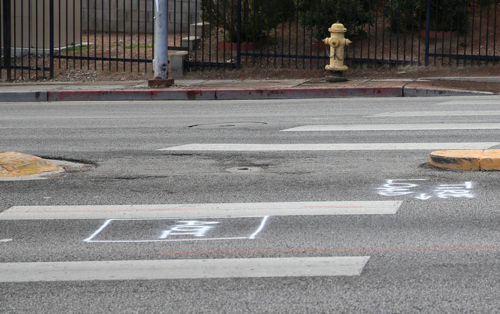 The intersection of W. Owens Avenue and Stocker Street, across from The Salvation Army, where a ...