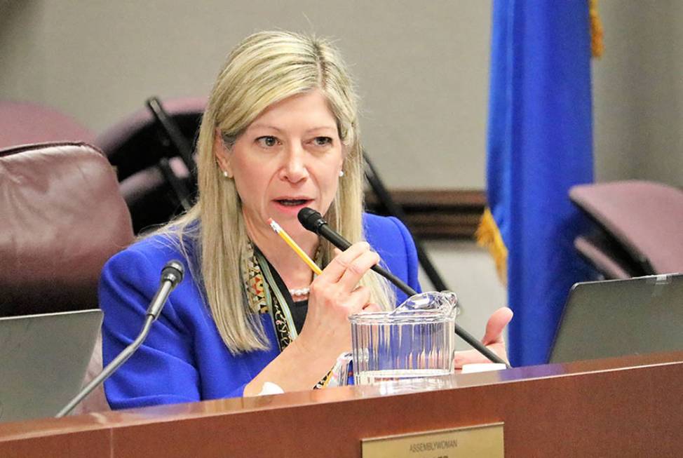 Assemblywoman Lisa Krasner, R-Reno, seen in 2017 in Carson City. (Las Vegas Review-Journal)