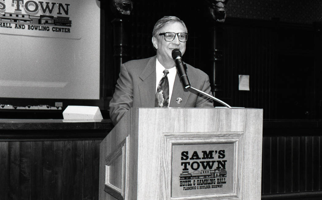 6/30/94: Bill Boyd at the opening of 6th Expansion at Sam's Town.Credit: Darrin Bush/Las Vegas ...