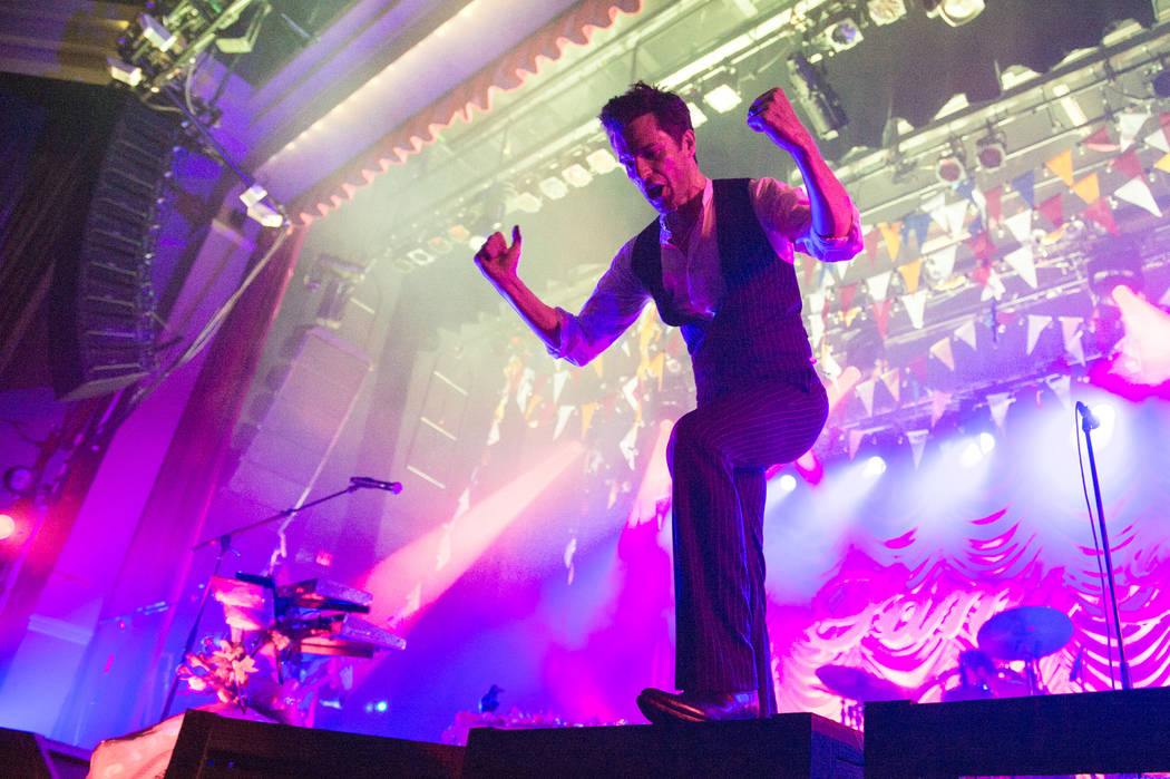 Brandon Flowers and The Killers perform Friday at Sam's Town Live! to celebrate the 10th annive ...