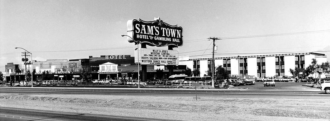 Exterior of Sam's Town 02/11/1982 Credit: Las Vegas News Bureau