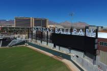 Las Vegas Ballpark is seen March 14, less than a month before the season opener. (Michael Quine ...