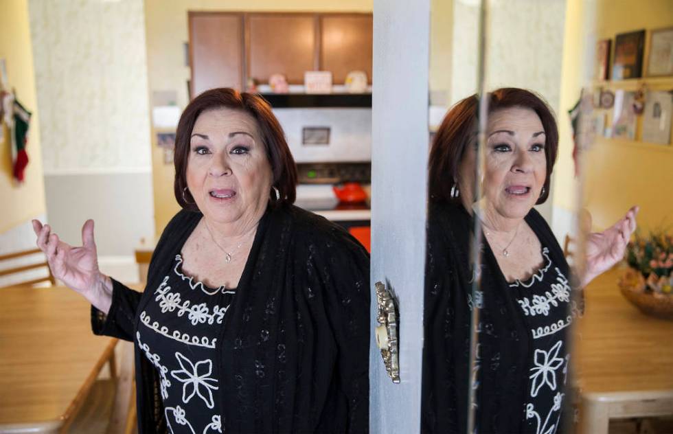 Concetta Potenza, known as "Aunt Chippy," the aunt of Las Vegas native Jimmy Kimmel, host of "J ...