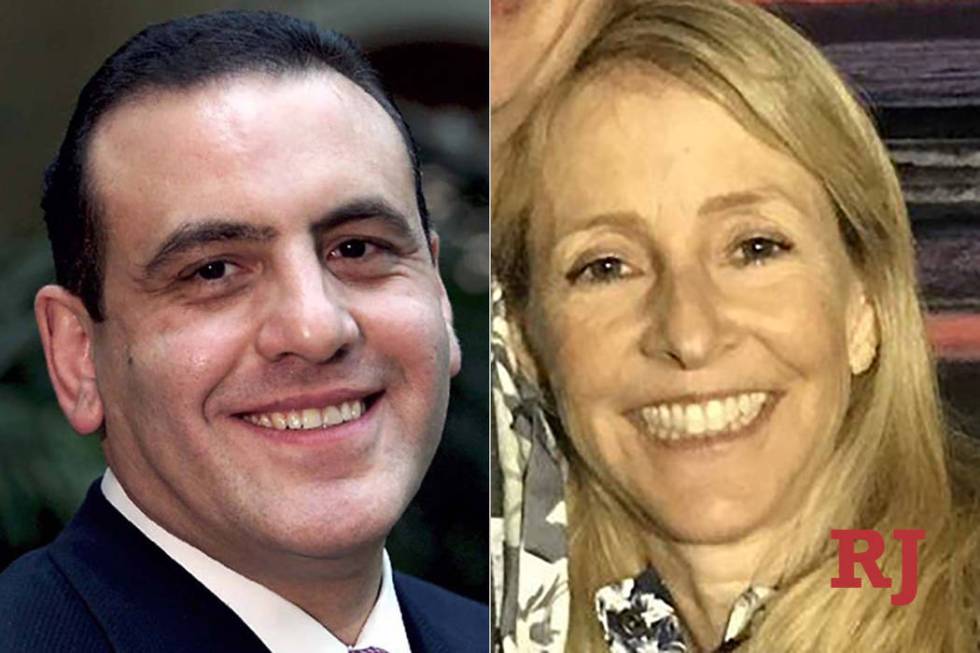 Former Strip casino executive Gamal Aziz and former San Diego media executive Elisabeth Kimmel ...