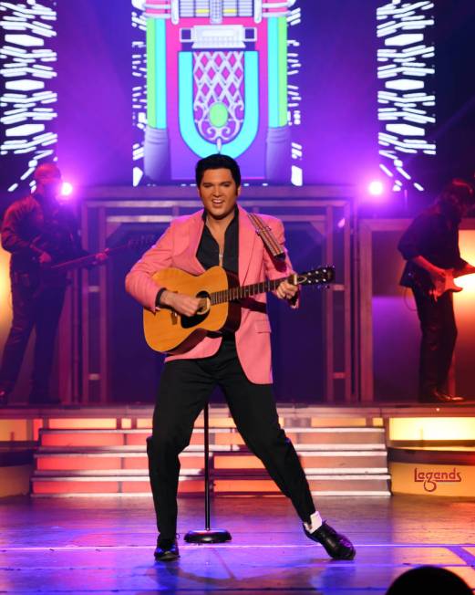 Cody Slaughter of "Legends In Concert" is shown during its premiere at Tropicana Las Vegas on W ...