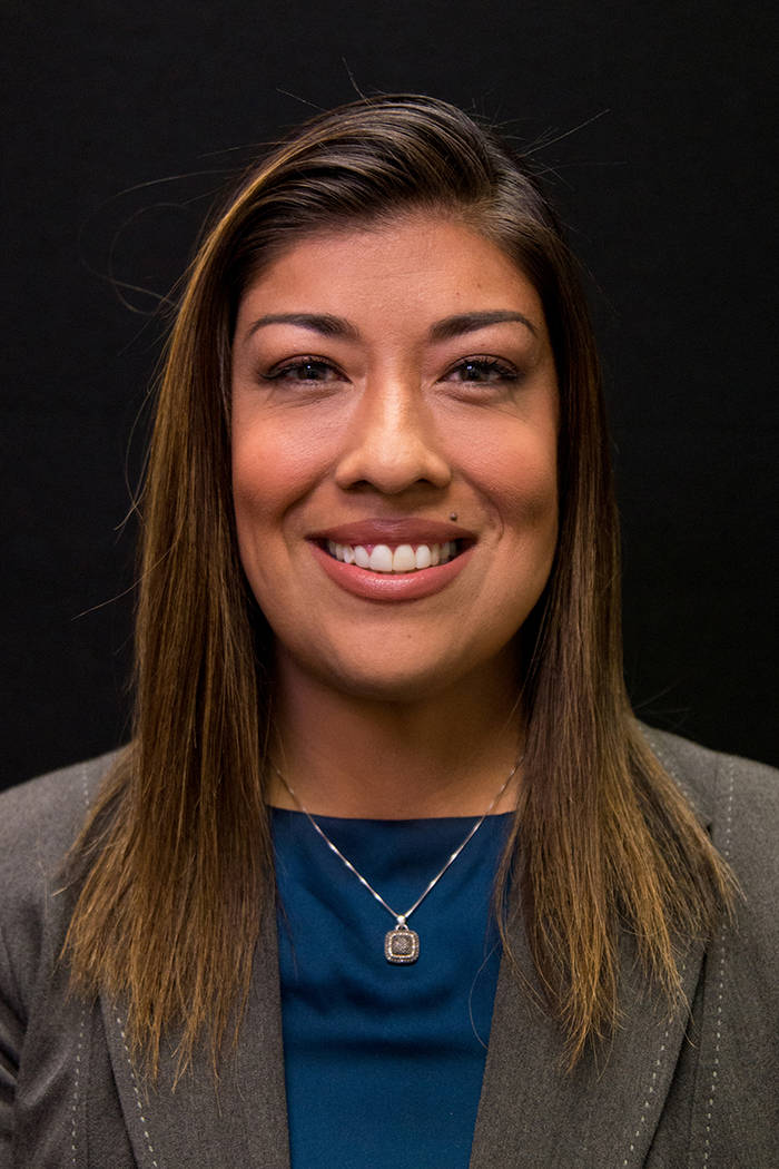 Lucy Flores is photographed at the Las Vegas Review-Journal offices on Monday, April 25, 2016. ...