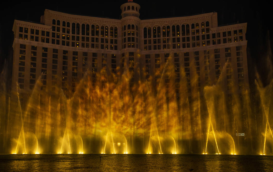 Fire erupts during the debut of the new water show based on "Game of Thrones" at the ...