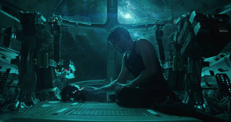 Robert Downey Jr. in a scene from "Avengers: Endgame."