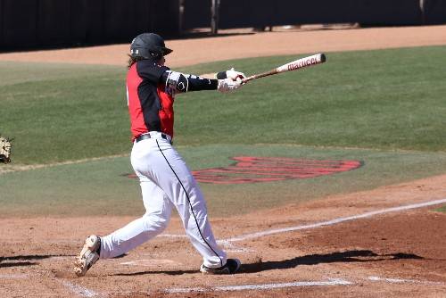 Bryson Stott, shown last season, hit a three-run homer in the second inning that put UNLV ahead ...