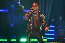 Ozuna performs at the Latin Grammy Awards on Thursday, Nov. 15, 2018, at the MGM Grand Garden A ...