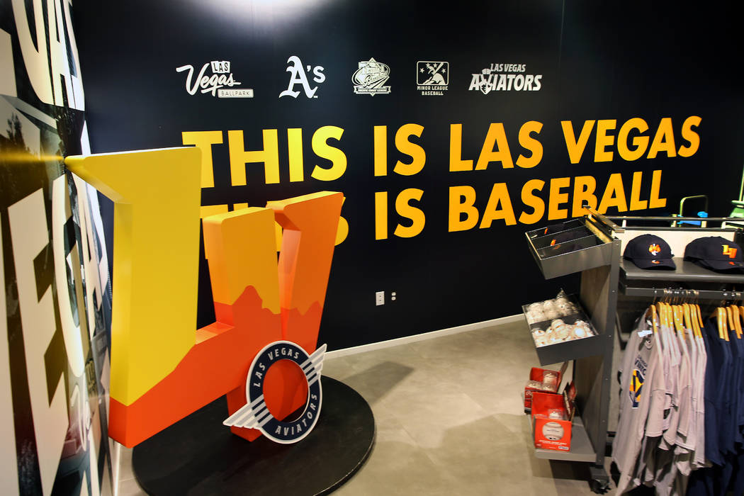 The Las Vegas Aviators sales office in Downtown Summerlin offers info on the team and various m ...