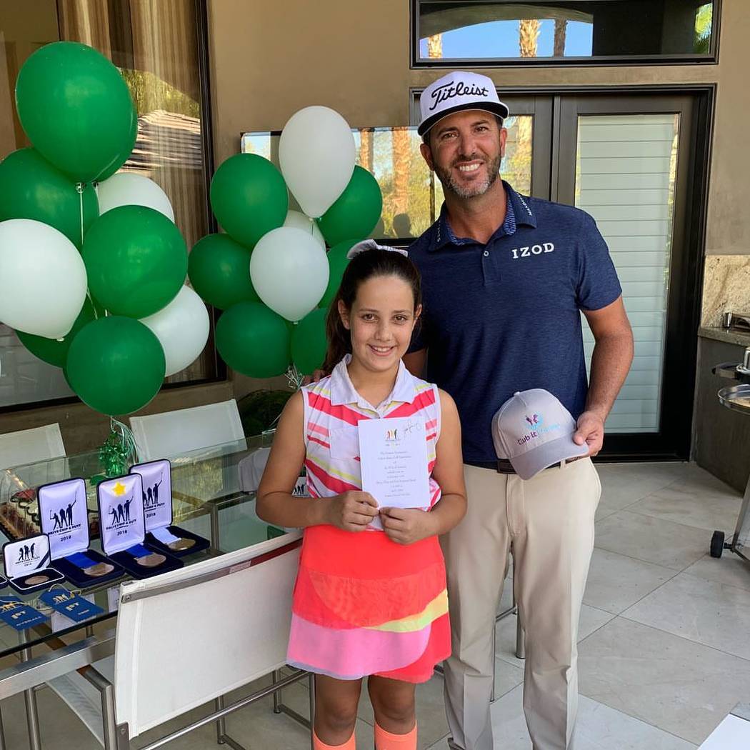 Milan Norton received her official Drive, Chip and Putt invitation to Augusta National as part ...