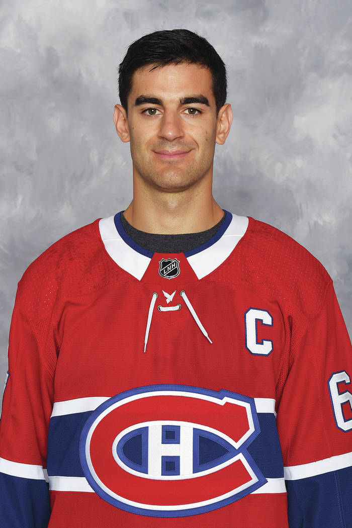 BROSSARD, QC - SEPTEMBER 14: Max Pacioretty of the Montreal Canadiens poses for his official he ...
