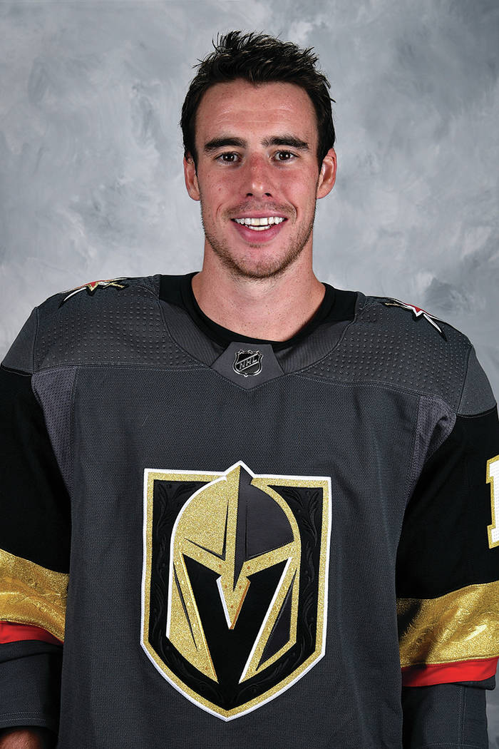 LAS VEGAS, NV - SEPTEMBER 14: Reilly Smith of the Vegas Golden Knights poses for his official ...