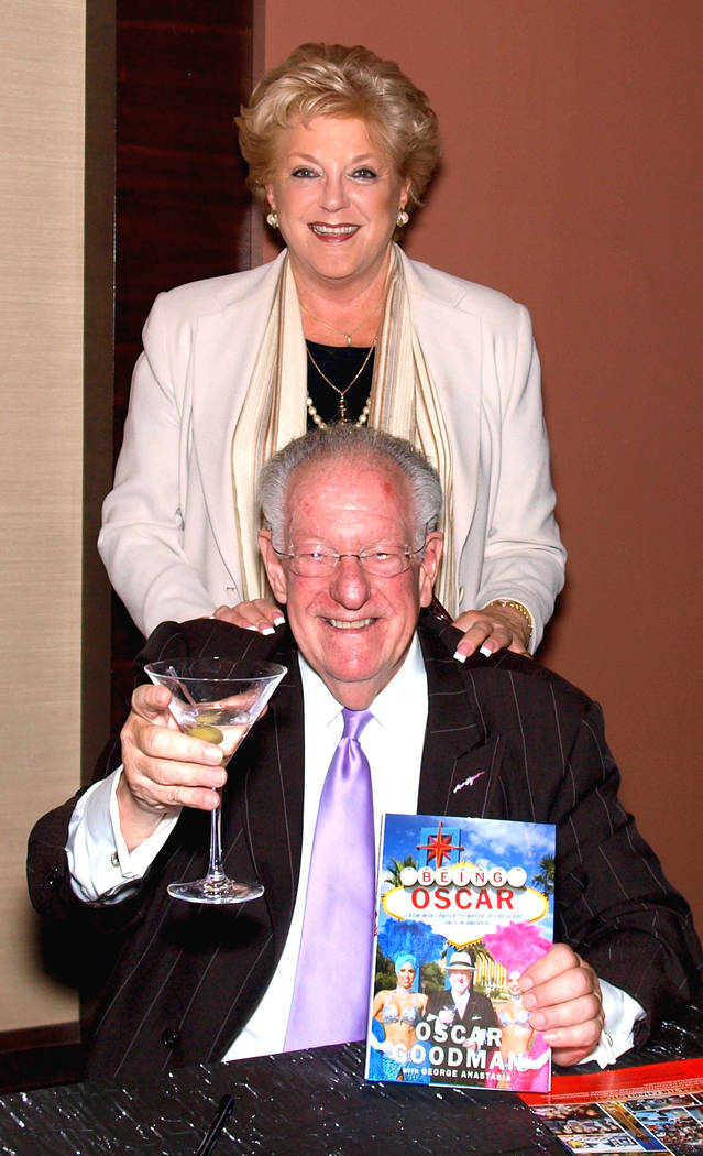 Oscar and Carolyn Goodman|||MARIAN UMHOEFER/REVIEW-JOURNAL Oscar and Carolyn Goodman