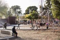 Children play at Craig Ranch Regional Park in North Las Vegas. The North Las Vegas City Council ...