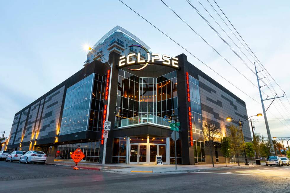 Exterior shots of the Eclipse building at dusk on Wednesday, April 3, 2019, in Las Vegas. (L.E. ...