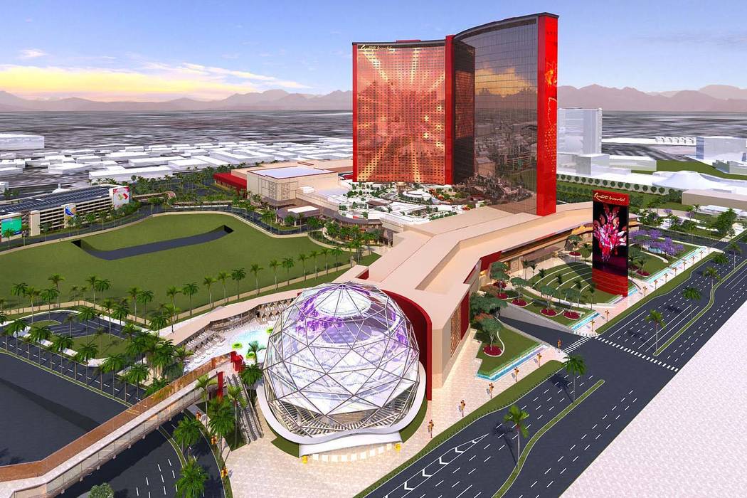 Rendering of Resorts World being built on the Las Vegas Strip. (Genting)