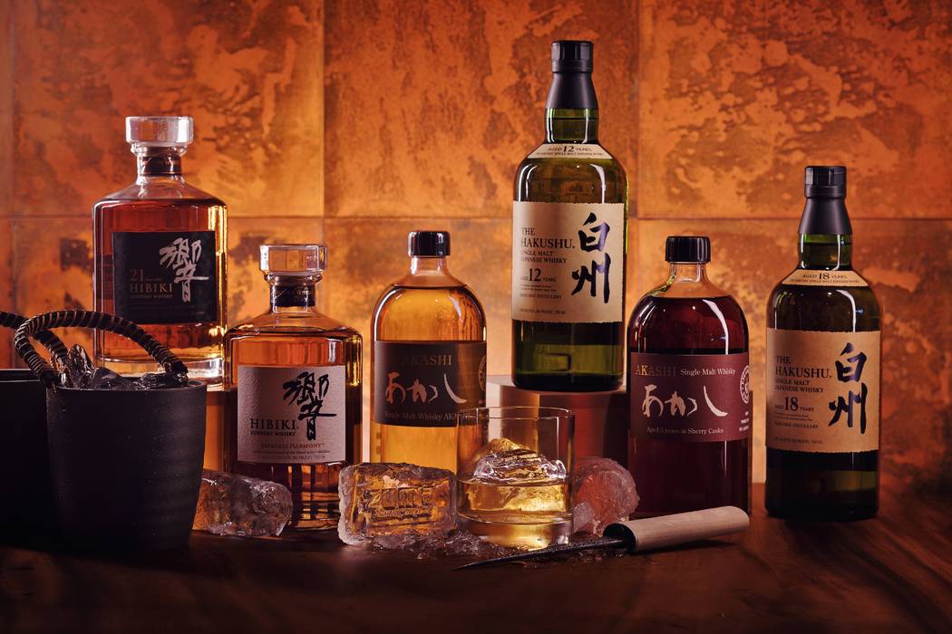 Some of the Japanese whiskies available at Zuma. (Zuma)