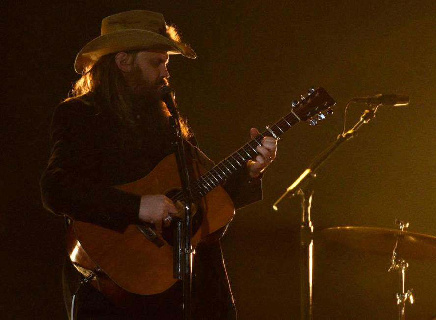 Chris Stapleton performs "A Simple Song" at the 54th annual Academy of Country Music ...