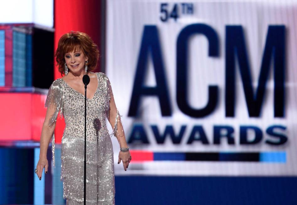 Host Reba McEntire speaks at the 54th annual Academy of Country Music Awards at the MGM Grand G ...