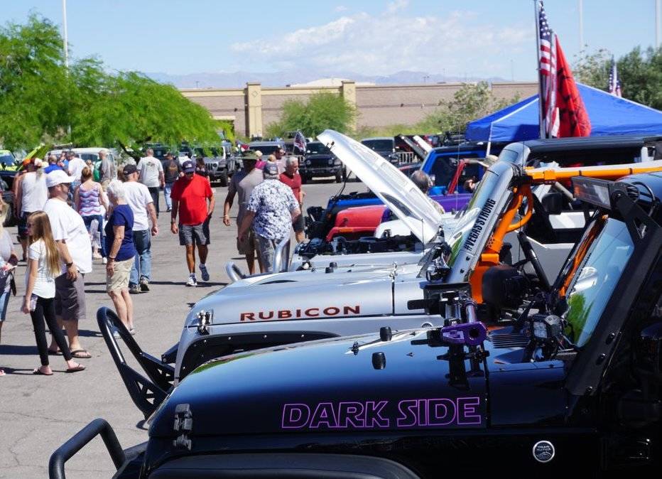 Jeep enthusiasts come together at fifth annual Big Bad Jeep Show at Chapman Warm Springs. (Chap ...