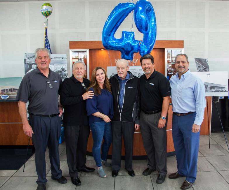 Friendly Ford celebrated the dealership's 49th anniversary with former and current employees: f ...