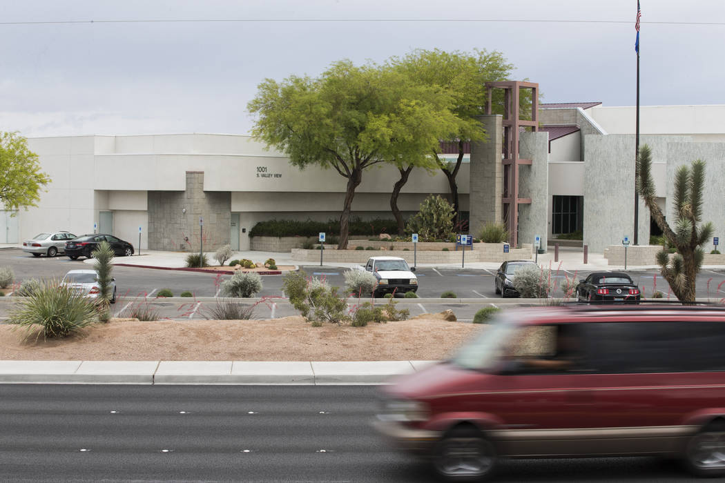 The Las Vegas Valley Water District headquarters at the intersection of South Valley View and W ...