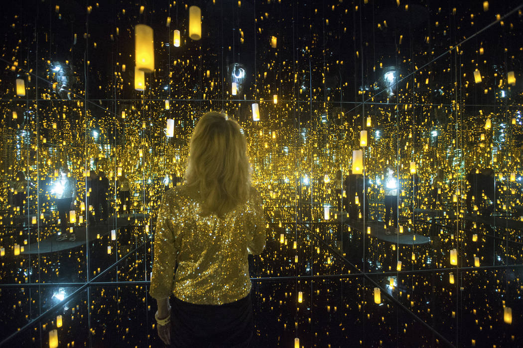 Dawn Michelle Baude explores the "Infinity Mirrored Room" at Yayoi Kusama's new exhib ...