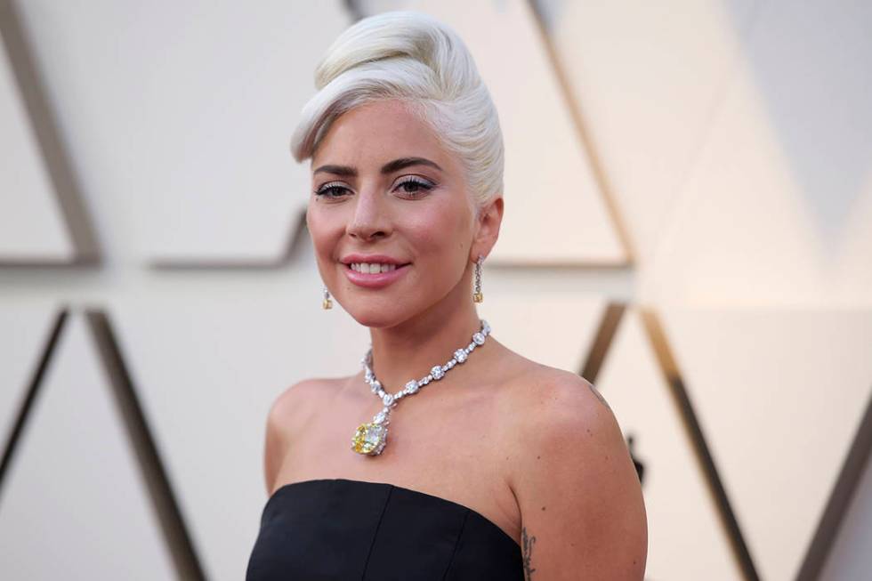 Lady Gaga arrives at the Oscars on Sunday, Feb. 24, 2019, at the Dolby Theatre in Los Angeles. ...