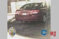 A red 2011 Subaru Legacy bearing Nevada plate 263G63 is missing from the home of Curtis B. Rime ...