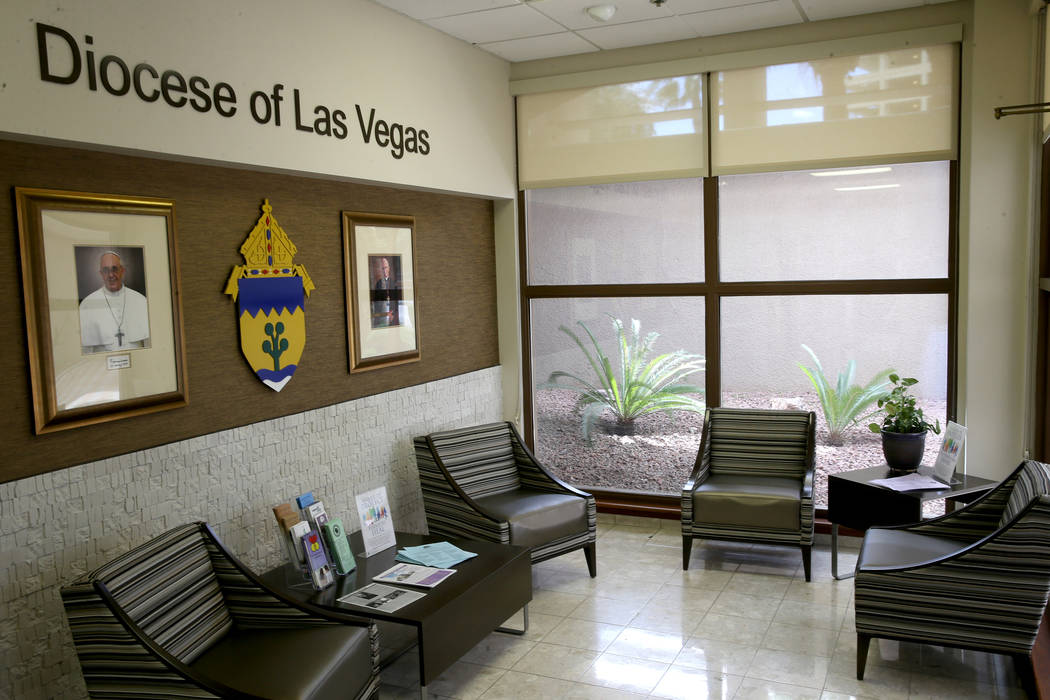 The Catholic Diocese of Las Vegas on Friday, April 12, 2019. (K.M. Cannon/Las Vegas Review-Jour ...