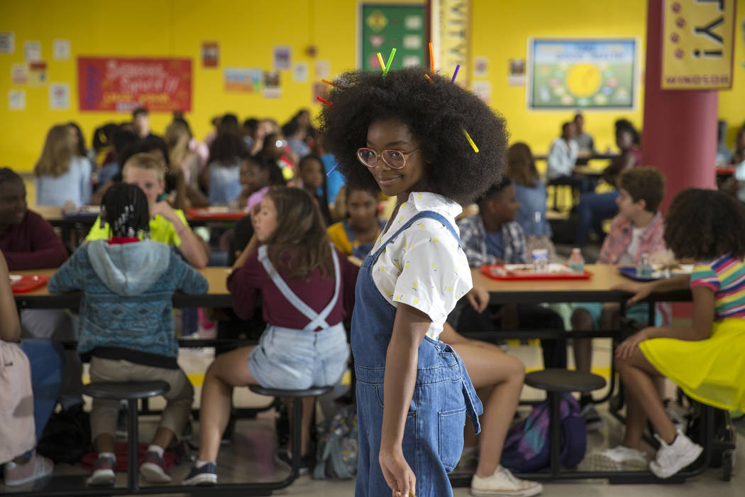 This image released by Universal Pictures shows Marsai Martin in a scene from "Little.&quo ...