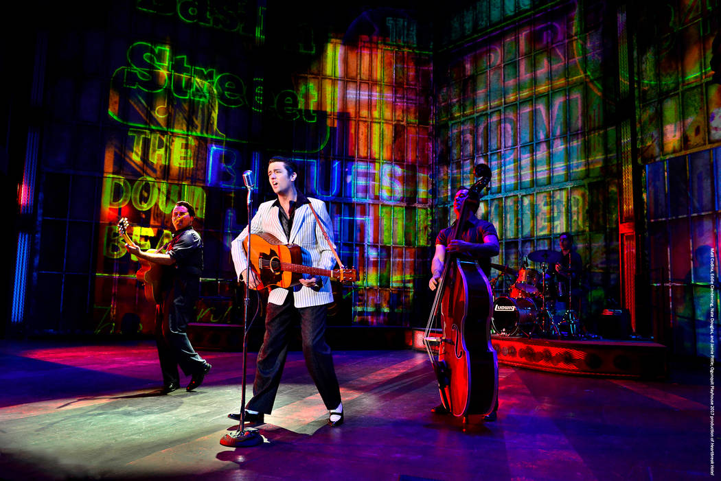 Eddie Clendening plays the King in "Elvis Presley's Heartbreak Hotel," moving into Harrah's Sho ...