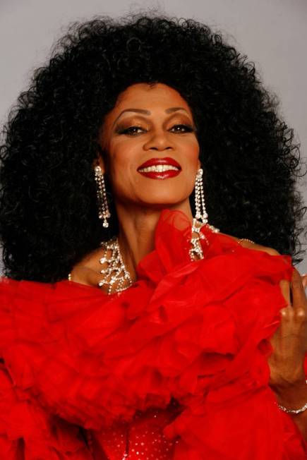 Chris Woods as Diana Ross in "Stars-N-Stilettos" drag brunch at Chateau Nightclub at Paris Las ...