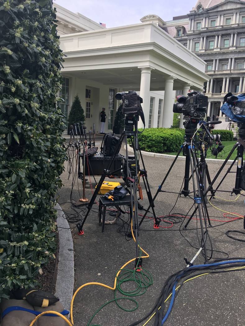 Wednesday the White House press area was eerily quiet ahead of the Thursday release of the Muel ...